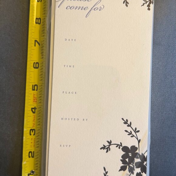 NWT Formal Party Invitations (10 cards 10 envelopes) William Arthur, Inc 10x 5 - Picture 2 of 7